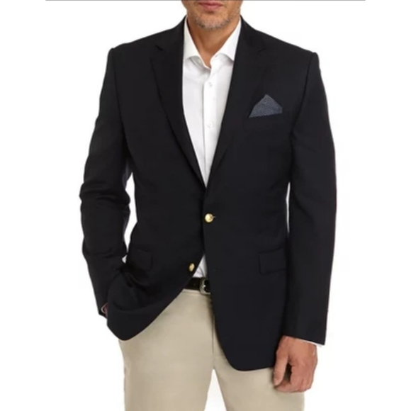 Lauren Ralph Lauren Navy Ultra Flex Sport Blazer